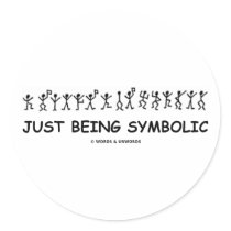 Just Being Symbolic (Sherlock Holmes) stickers