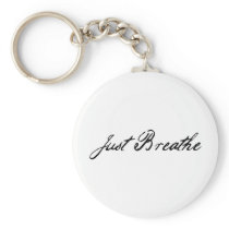 just breathe keychains