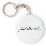 just breathe keychains