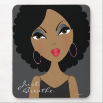 Just Breathe Mousepad mousepads