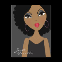 Just Breathe Postcard