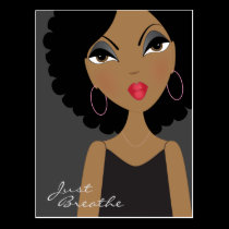 Just Breathe Postcard postcards