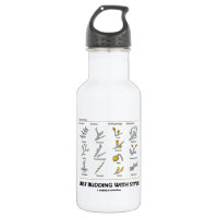 Just Budding With Style (Types Of Buds) 18oz Water Bottle