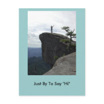 Just By To Say "Hi" postcards
