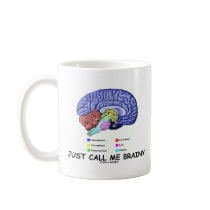 Just Call Me Brainy (Anatomical Brain Attitude) Mug