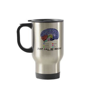 Just Call Me Brainy (Anatomical Brain Attitude) mug