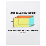 Just Call Me Cuboid Or Rectangular Parallelepiped Full Color Flyer