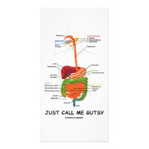 Just Call Me Gutsy (Digestive System Humor) photo cards by wordsunwords Just Call Me Gutsy (Digestive System Humor) photo cards