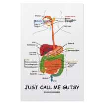 Just Call Me Gutsy (Digestive System Humor) stationery