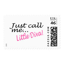 Just Call Me Little Diva postage
