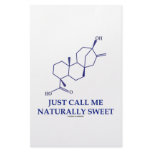 Just Call Me Naturally Sweet (Steviol) Customized Stationery