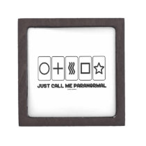 Just Call Me Paranormal (Zener Cards) premium gift boxes