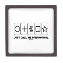 Just Call Me Paranormal (Zener Cards) premium gift boxes