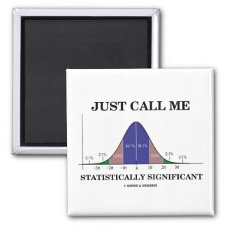 Just Call Me Statistically Significant Refrigerator Magnets