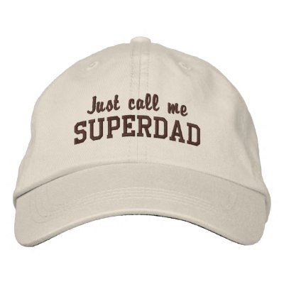 Just call me SUPERDAD Embroidered Hats by teesforyourfamily