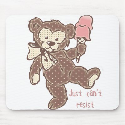 Just-can't-resist Mouse Pad by Elle_Ichai