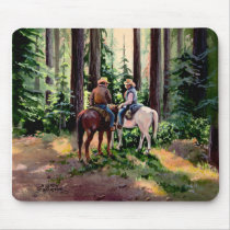 JUST CHATIN' by SHARON SHARPE mousepads