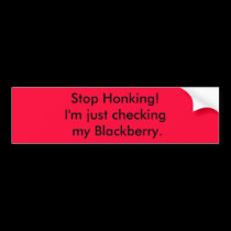 Just Checking My Blackberry bumper stickers