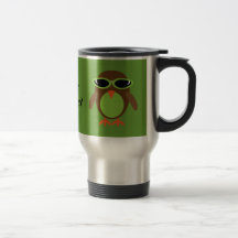 Just Chillin' Owls With Sunglasses Mugs