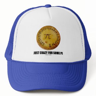 Just Crazy For Some Pi (Pi / Pie Math Humor) Mesh Hat