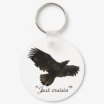 "Just cruisin' Eagle Spirit" Key-chain
