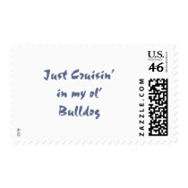 Just cruisin in my ol' Bulldog postage