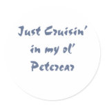 Just cruisin in my ol' Petercar