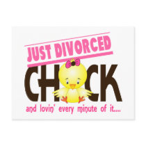 Just Divorced Chick Post Cards