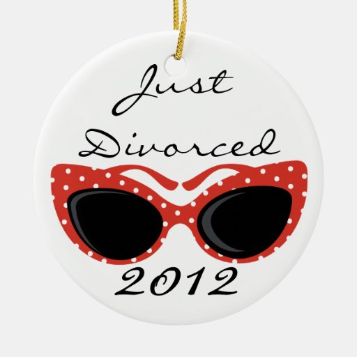 Just Divorced Christmas Ornament