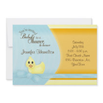 Just Ducky Baby Shower Invitation