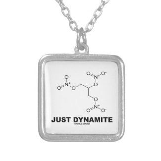 Just Dynamite (Nitroglycerin Chemical Molecule) Jewelry