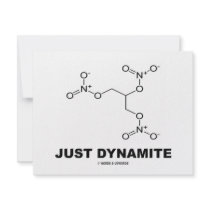 Just Dynamite (Nitroglycerin Chemistry Molecule) invitations by wordsunwords Just Dynamite (Nitroglycerin Chemistry Molecule) invitations
