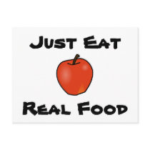 Just Eat Real Food postcards