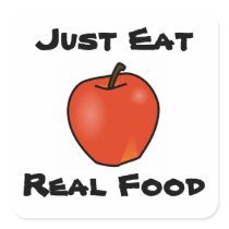 Just Eat Real Food stickers