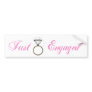 Just Engaged (Diamond Engagement Ring) Bumper Stickers