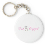 Just Engaged (Diamond Engagement Ring) Key Chains