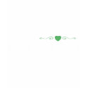Just Engaged (Green Heart Scroll) t-shirts