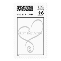 Just Engaged Postage Stamp