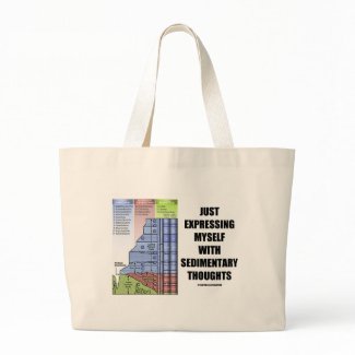Just Expressing Myself With Sedimentary Thoughts bag