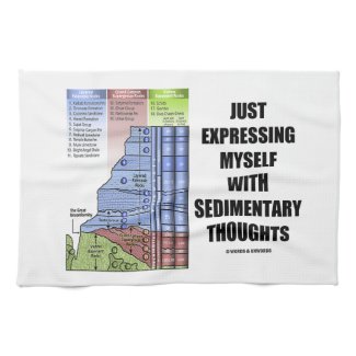 Just Expressing Myself With Sedimentary Thoughts Towel