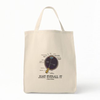 Just Eyeball It (Eye Anatomy Approximation Saying) bag