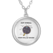 Just Eyeball Your Way To Success (Eye Anatomy) Necklace