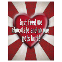 Just feed me chocolate... flyers by doodlematz Just feed me chocolate... flyers