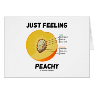 Just Feeling Peachy (Peach Anatomy) card