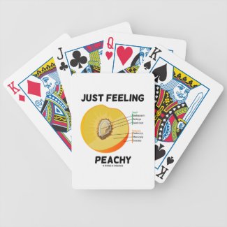 Just Feeling Peachy (Peach Anatomy Humor) Card Decks