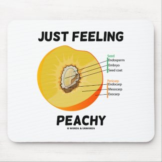 Just Feeling Peachy (Peach Anatomy) Mouse Pad