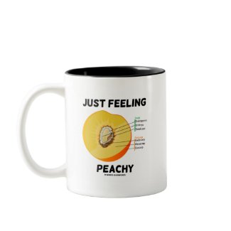 Just Feeling Peachy (Peach Anatomy) mug