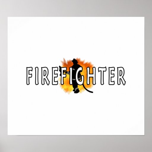 Just Firefighter Print