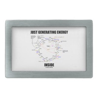 Just Generating Energy Inside Biochemistry Krebs Rectangular Belt Buckle