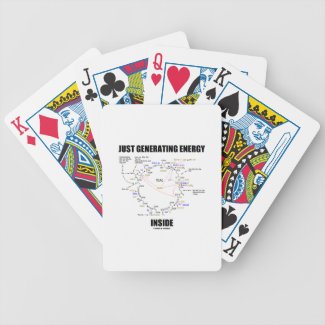 Just Generating Energy Inside Biochemistry Krebs Bicycle Playing Cards